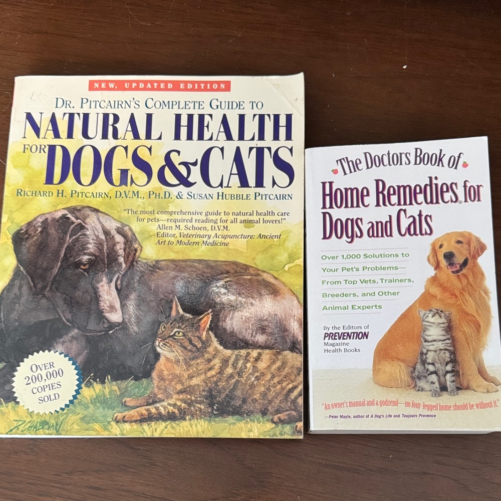 Natural Health and Home Remedies Books for Dogs and Cats‎
